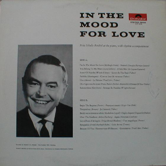 Fritz Schulz-Reichel : In The Mood For Love (LP, Album)