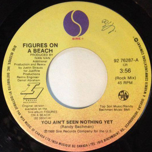 Figures On A Beach : You Ain't Seen Nothing Yet (7", Single)
