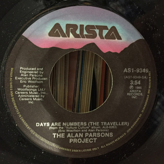 The Alan Parsons Project : Days Are Numbers (The Traveller) (7", Single)