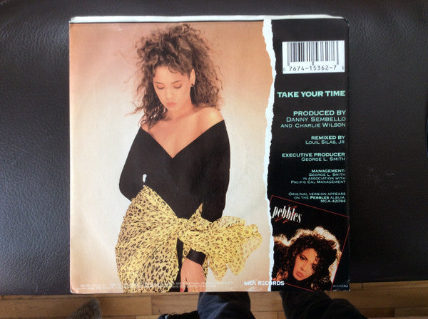 Pebbles : Take Your Time (7", Single, Promo)