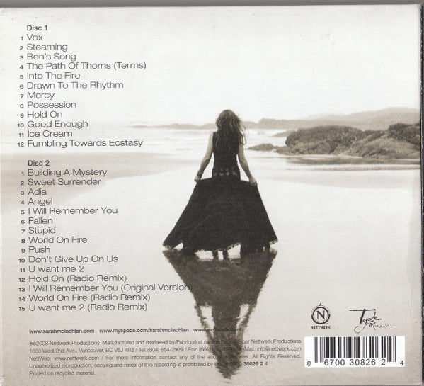 Sarah McLachlan : Closer: The Best Of Sarah McLachlan (2xCD, Comp, Dlx, Ltd)