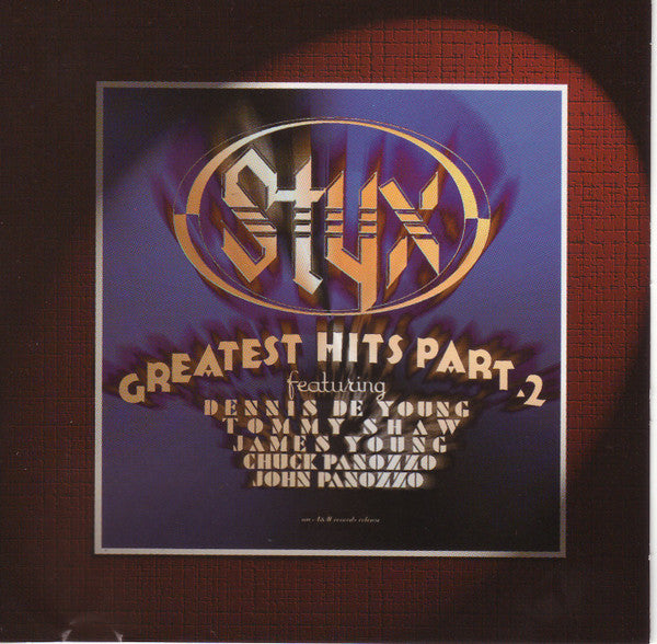 Styx : Greatest Hits Part 2 (CD, Comp, Club, RM)