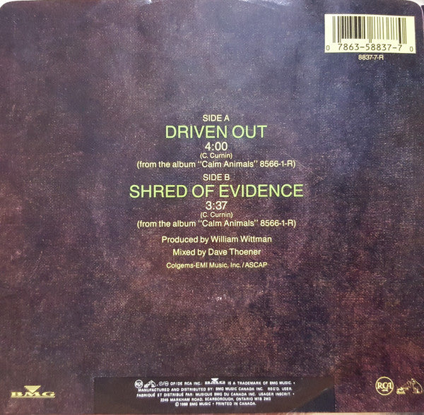The Fixx : Driven Out (7", Single)