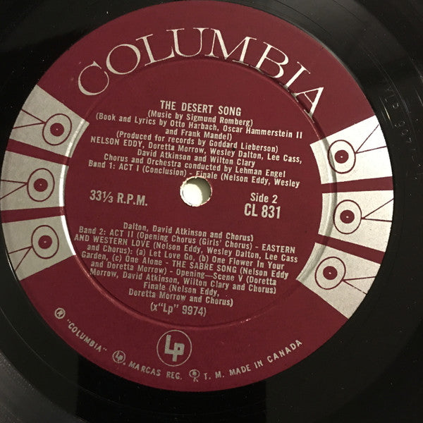 Nelson Eddy, Doretta Morrow : The Desert Song (LP, Mono, RE)