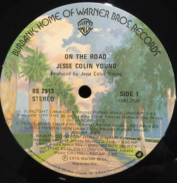 Jesse Colin Young : On The Road (LP, Album)