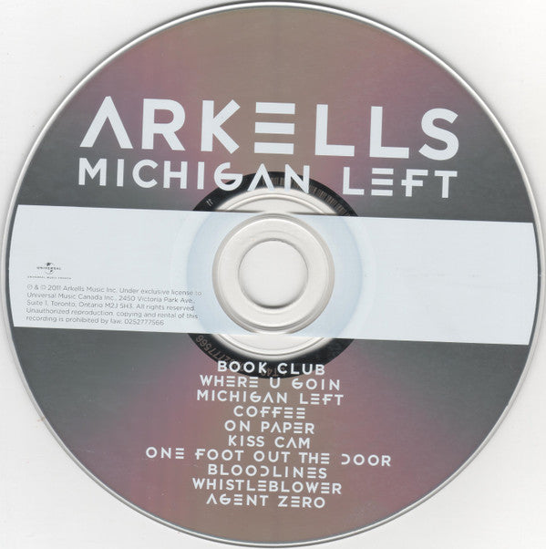 Arkells : Michigan Left (CD)
