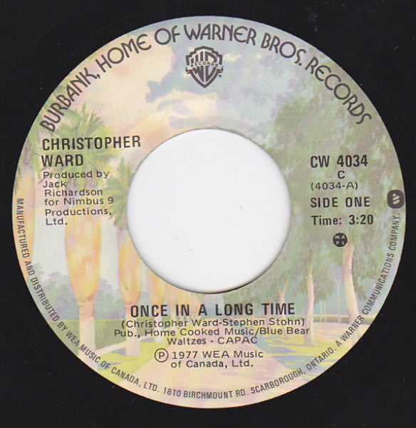 Christopher Ward : Once In A Long Time / Dance Away	     (7", Single)