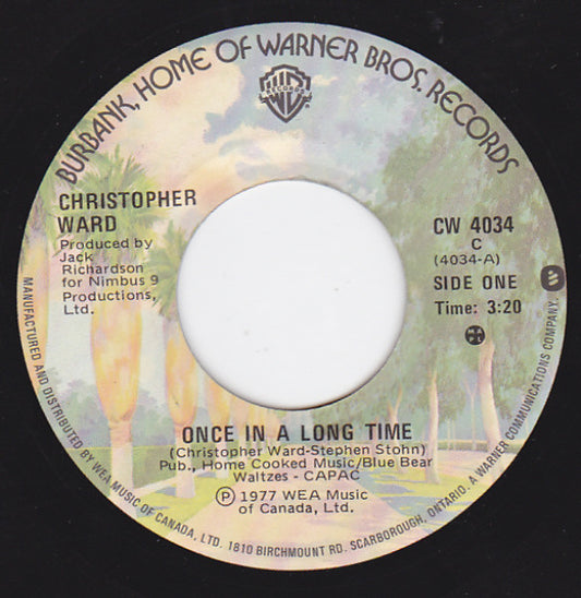 Christopher Ward : Once In A Long Time / Dance Away	     (7", Single)