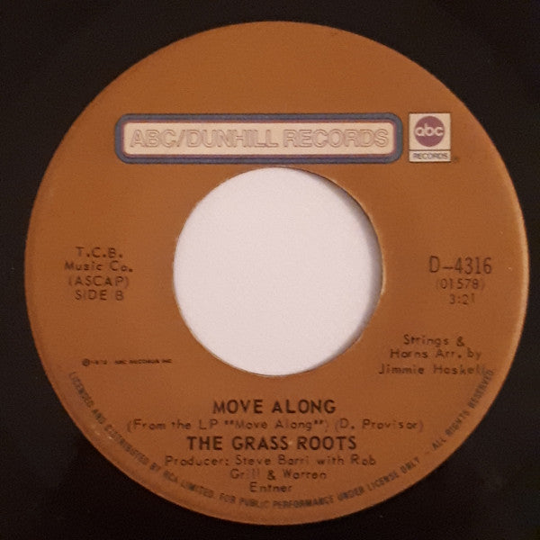 The Grass Roots : The Runway (7", Single)