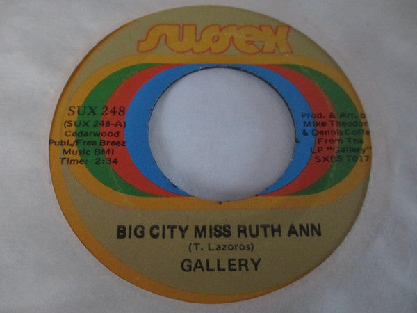 Gallery (2) : Big City Miss Ruth Ann (7", Single)