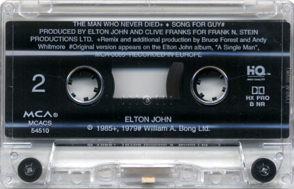 Elton John : The Last Song (Cass, Single, Dol)