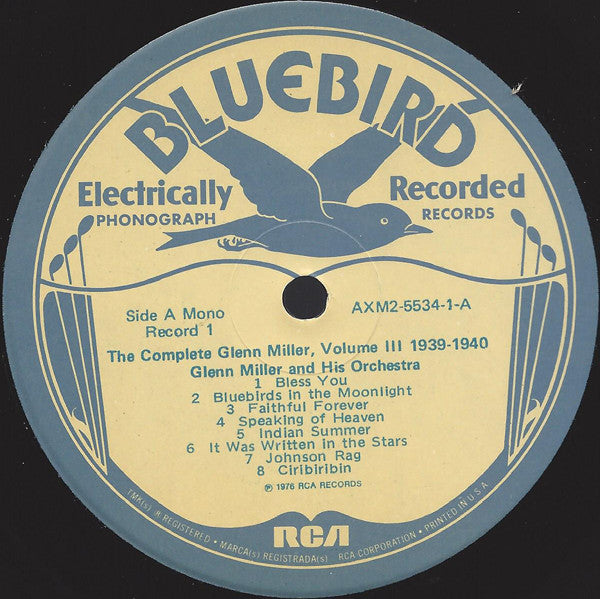 Glenn Miller : The Complete Glenn Miller Volume III 1939-1940 (2xLP, Comp, Mono, RM, Gat)