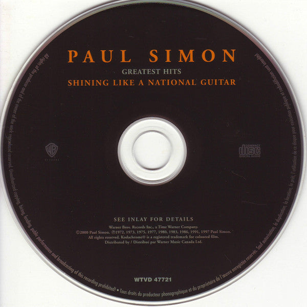 Paul Simon : Greatest Hits - Shining Like A National Guitar (CD, Comp)