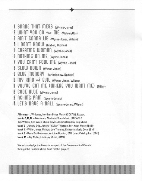 JW-Jones Blues Band* : My Kind Of Evil (CD, Album)