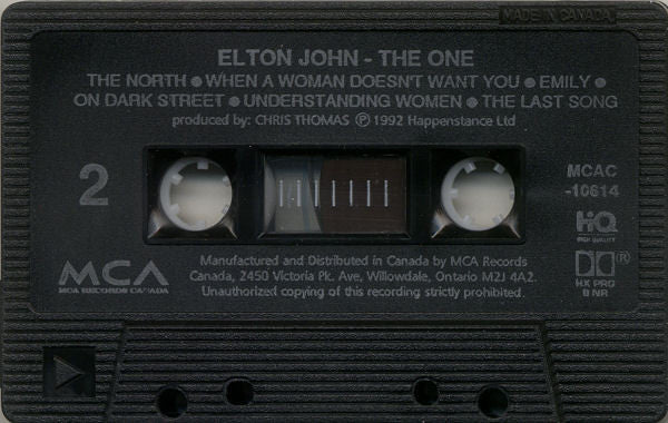 Elton John : The One (Cass, Album)