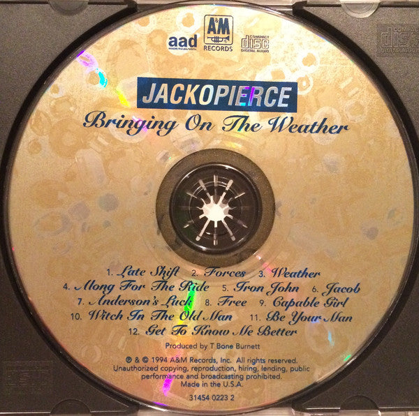 Jackopierce : Bringing On The Weather (CD, Album)