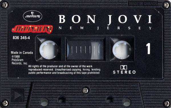 Bon Jovi : New Jersey (Cass, Album, Dol)