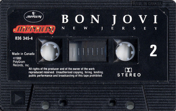 Bon Jovi : New Jersey (Cass, Album, Dol)