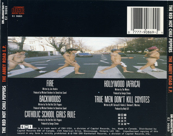 Red Hot Chili Peppers : The Abbey Road E.P. (CD, EP, Comp)