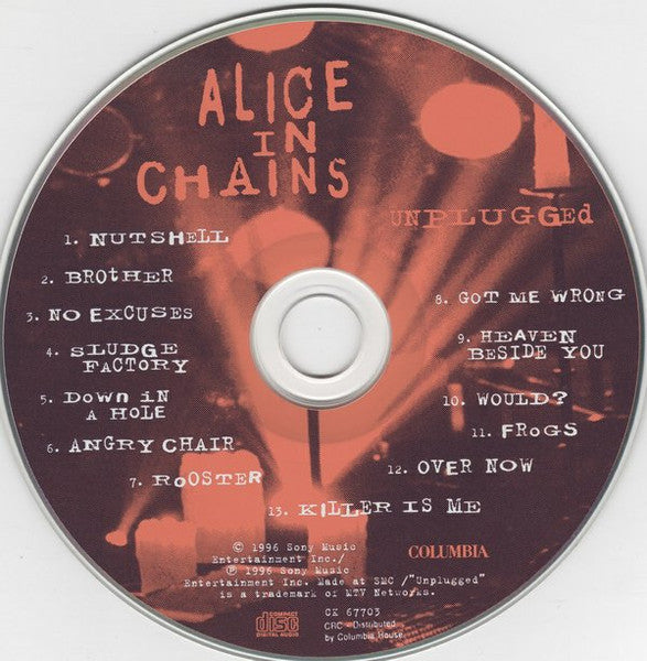 Alice In Chains : MTV Unplugged (CD, Album, Club)