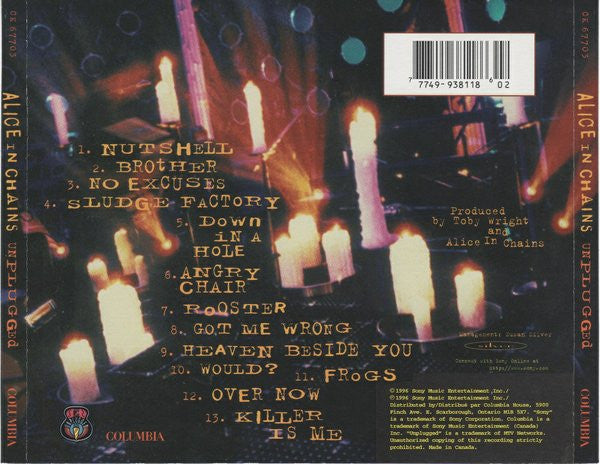 Alice In Chains : MTV Unplugged (CD, Album, Club)