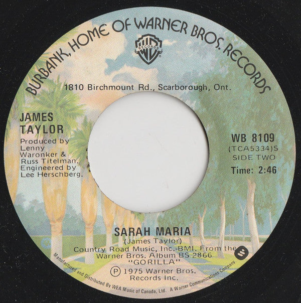 James Taylor (2) : How Sweet It Is (To Be Loved By You) (7", Single)