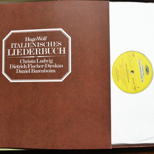 Christa Ludwig, Dietrich Fischer-Dieskau, Daniel Barenboim - Hugo Wolf : Italienisches Liederbuch (Box + 2xLP)