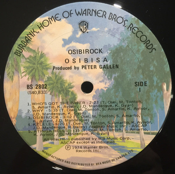 Osibisa : Osibirock (LP, Album)
