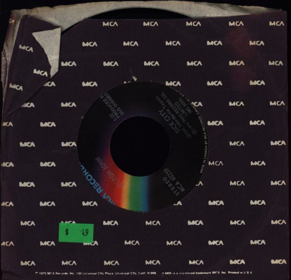 Elton John : Don't Let The Sun Go Down On Me (7", Single)