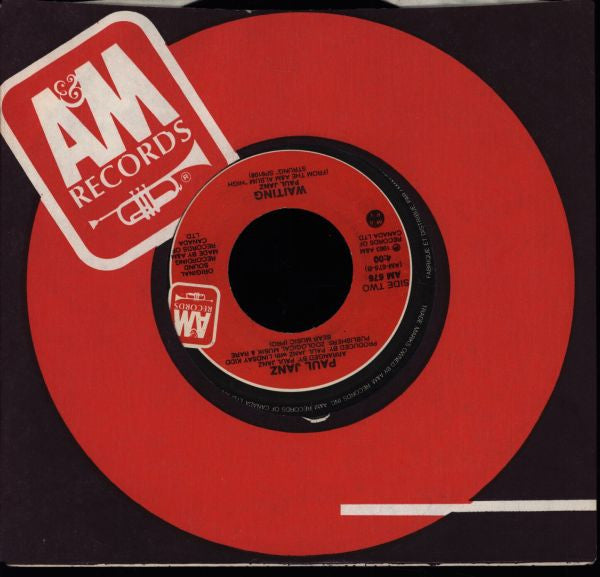 Paul Janz : Go To Pieces (7", Single)