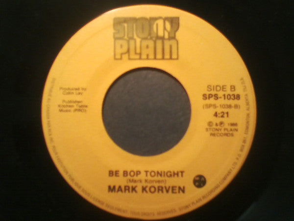 Mark Korven : Clock On The Wall / Be Bop Tonight (7")