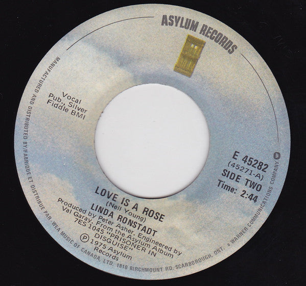 Linda Ronstadt : Heat Wave (7", Single)