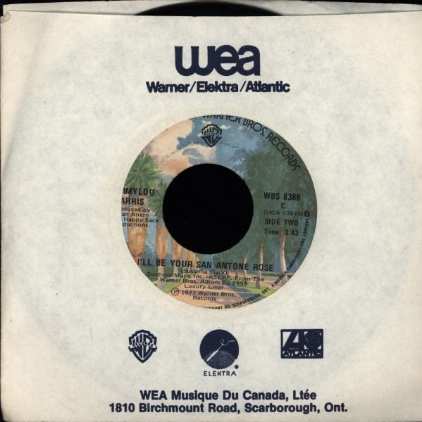 Emmylou Harris : Making Believe (7")