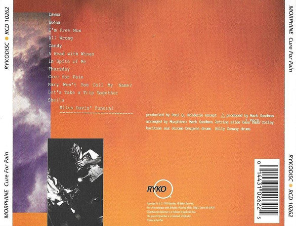 Morphine (2) : Cure For Pain (CD, Album, Cin)