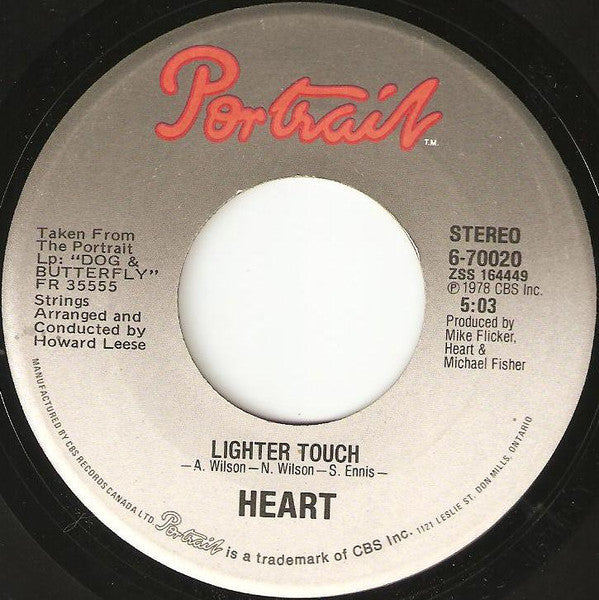 Heart : Straight On (7", Single)
