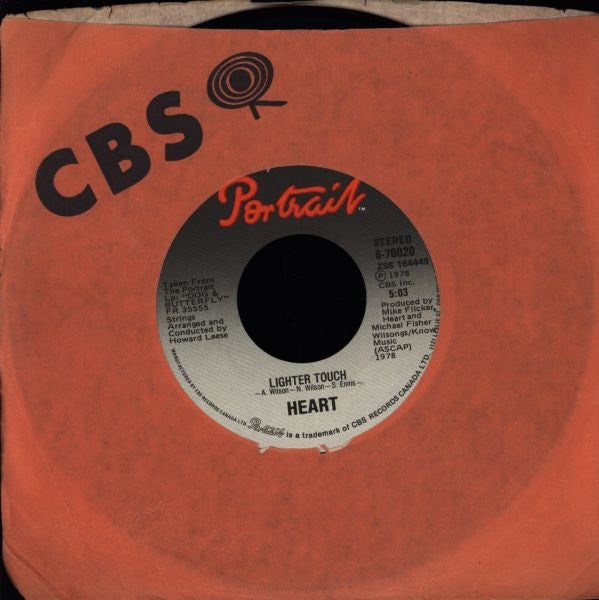 Heart : Straight On (7", Single)