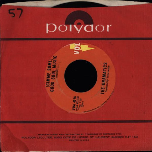 The Dramatics : In The Rain / (Gimme Some) Good Soul Music (7", Single)