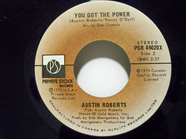 Austin Roberts : Rocky (7", Single)
