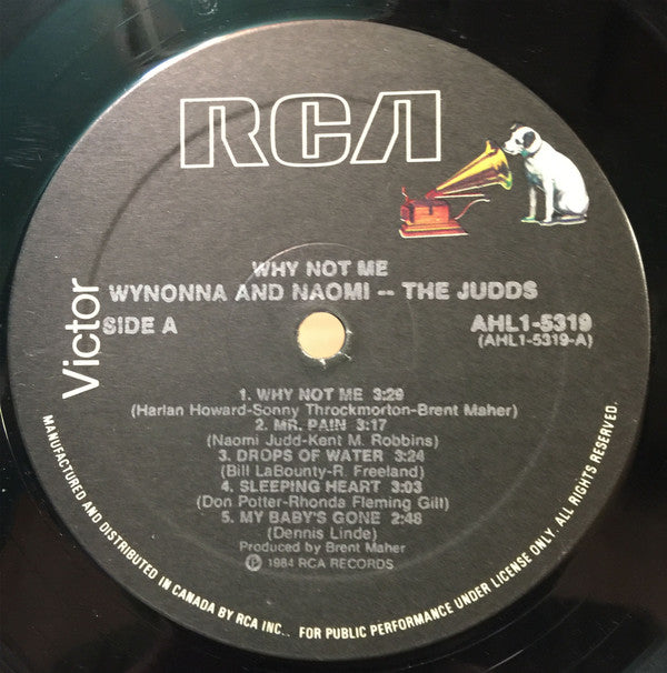 The Judds : Why Not Me (LP, Album)