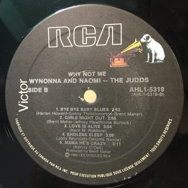 The Judds : Why Not Me (LP, Album)