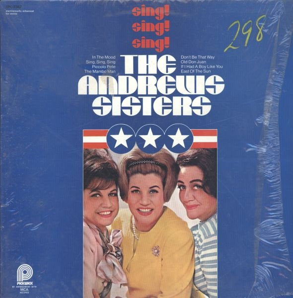 The Andrews Sisters : Sing, Sing, Sing (LP, RE)