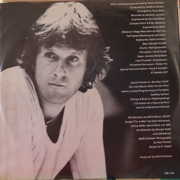 Keith Emerson : Nighthawks (Original Soundtrack) (LP, Album)