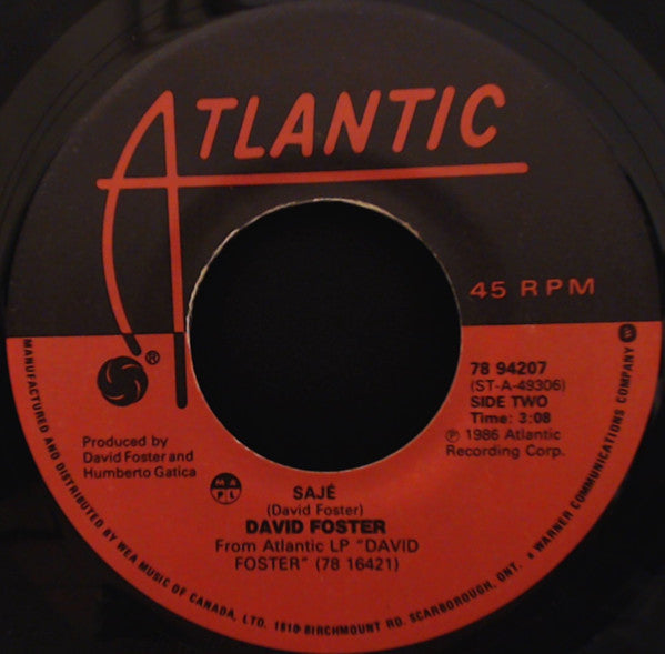 David Foster & Olivia Newton-John : The Best Of Me (7", Single)