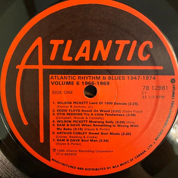 Various : Atlantic Rhythm & Blues 1947-1974 (Volume 6 1966-1969) (2xLP, Comp, Gat)