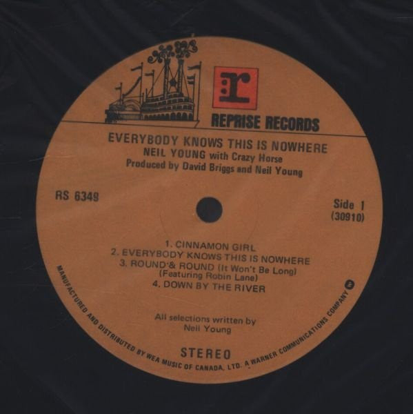 Neil Young With Crazy Horse : Everybody Knows This Is Nowhere (LP, Album, RE, Gat)
