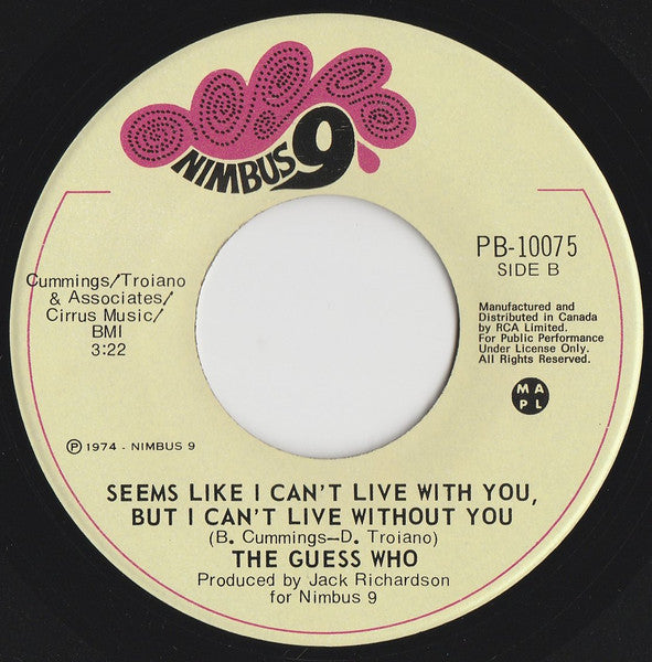 The Guess Who : Dancin' Fool (7", Single)