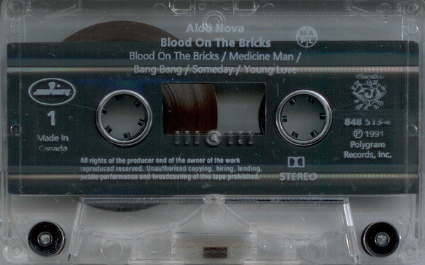 Aldo Nova : Blood On The Bricks (Cass, Album, Dol)