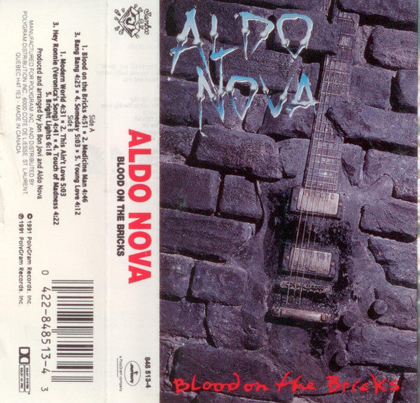 Aldo Nova : Blood On The Bricks (Cass, Album, Dol)