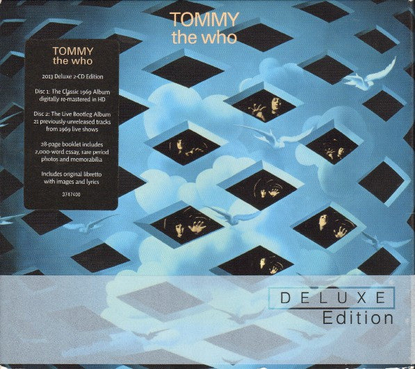 The Who : Tommy (CD, Album, RE, RM + CD, Album + Dlx)
