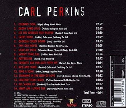 Carl Perkins : Country Soul (CD, Comp)